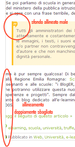 bug css
