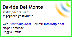 Biglietto da visita