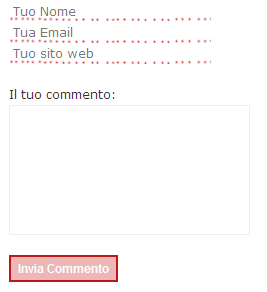 Form commenti