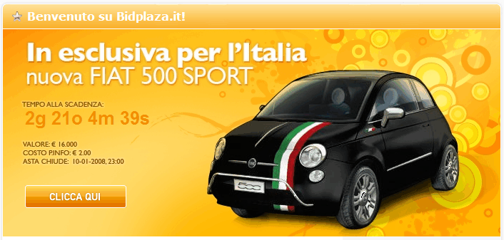 Bidplaza - fiat 500