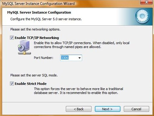 mysql-configurazione