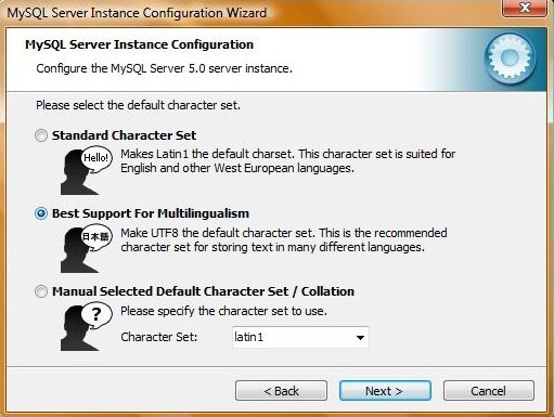 mysql-configurazione