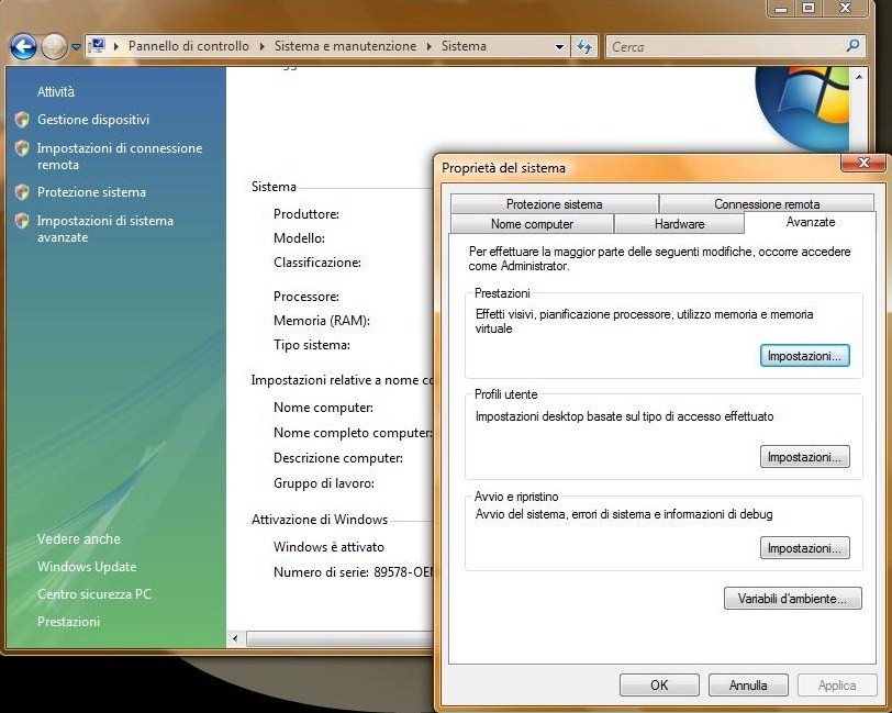 Installazione php