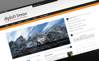Anteprima template diploMagazine